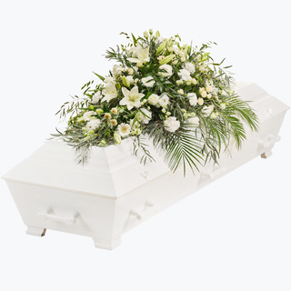 Kistepynt - hvit/krem (160 cm)